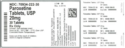 Label (70934 222 30   Rev A 01 19)